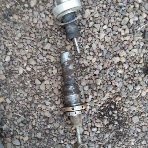 broken coilover shock