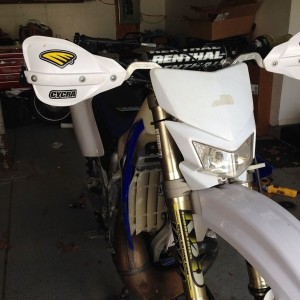 Prepping for an enduro this weekend. Headlight installed.
