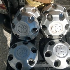 8 steel wheel center caps, $10 shipped a piece
