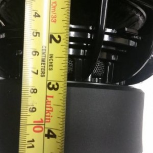 Shokwave 8 inch speaker depth