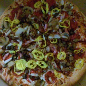 Not a bad $9 pizza. Still disappointed the discontinued the $6 pretzel crus