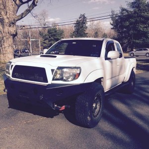 Elite aluminum plate front bumper