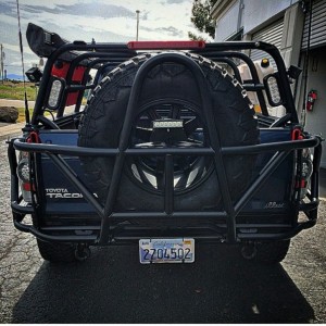 Full rear view of my Brute force high clearance tube bumper.