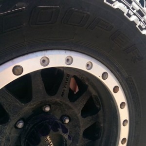 Didn't know my fake beadlocks had real bolts in them. Maybe I should f