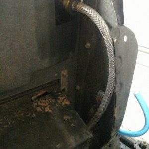 FBT Shower port and breather hose for compressor.