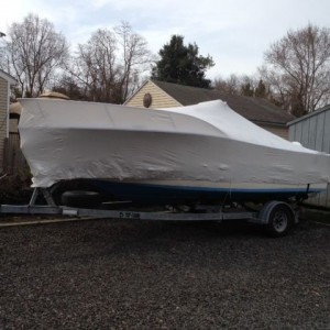 It's a about time to uncover the boat.