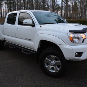 White 2015 Tacoma Double Cab 4WD Sport Longbed
