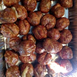 Smoked meatballs