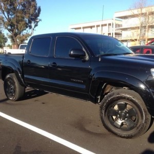 Blacked out