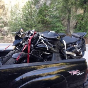 Had to pick up two buddies who wrecked
