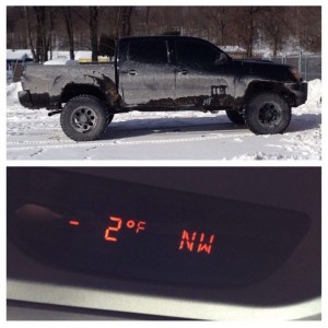 A week after leaving 70 degree weather