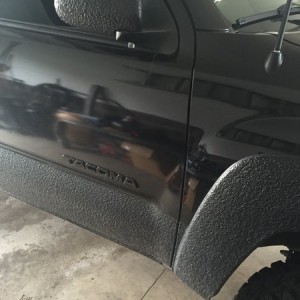 Rhino lined the rockers and fender flares