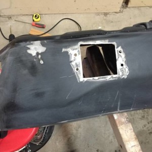 Cut outs for LEDs