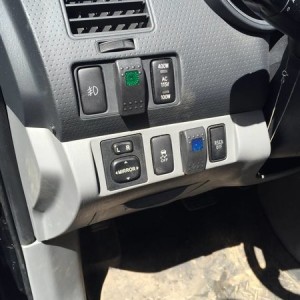 Daystar switches for both sets of lights