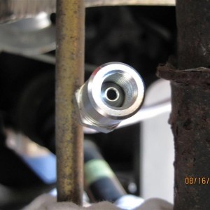 Brake Line Fitting Needs Adapting