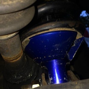 coilovers rubbing cv's