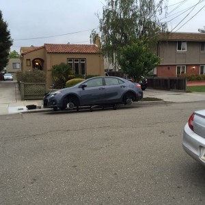 Shitty start to my neighbors day... I fuckin hate thiefs, especially right 