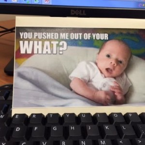 Made this for a late baby shower at work tomorrow (the child is already bor
