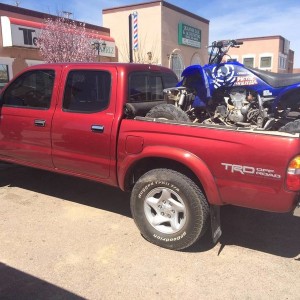 Hauling my quad
