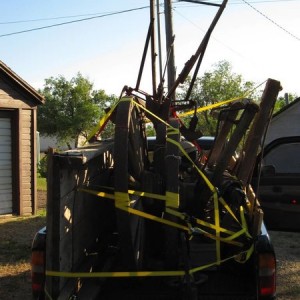 Hose wagon on the Tacom