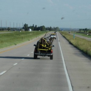 Driving the horse wagon from MT to CO.