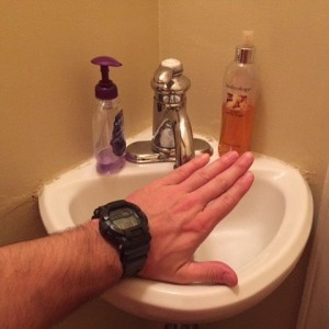 Tiniest sink ever