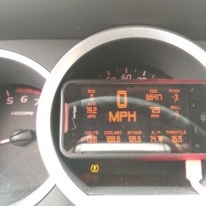 Once in a while, I get good gas mileage.