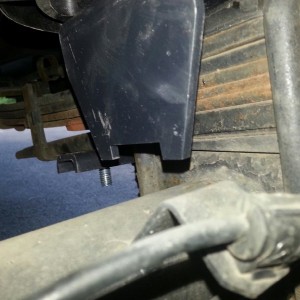 My leaf pack is to thick. Think the gap between the axel and the lower bracket will be an issue?