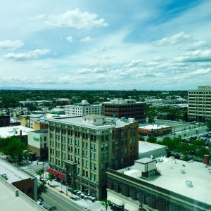 Out of the office at work. It's a wonderful peaceful kind of day in boise