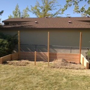 New garden build in progress
