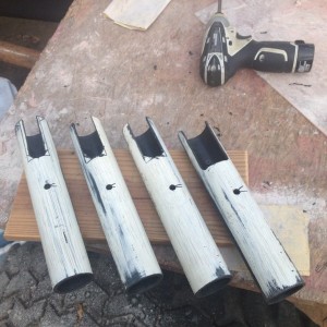 Working on a quick/cheap rod holder.
