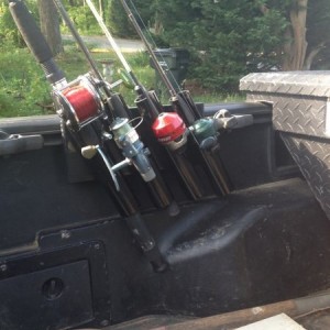 Not bad for a quick rod holder. I may redo it though. Lessons learned.
