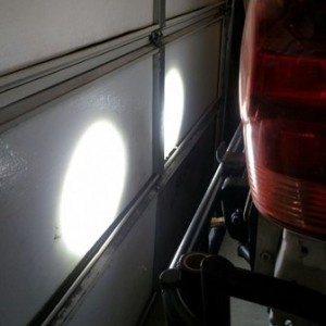 Rear bumper lights