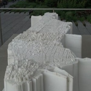 Marble 3d model of Manhattan