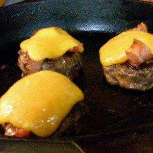 Bacon chedder deer sliders, last of the deer meat. November cant get here fast enough