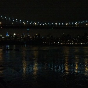 Queens, Astoria Greek hood across East River after awesome dinner, still haven't been murdered.