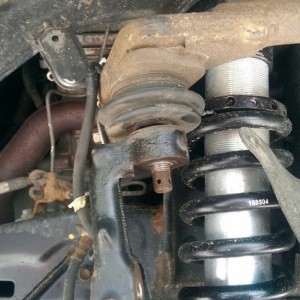 I've taken pressure off of the balljoint, but can't get it to pop out. Any ideas?