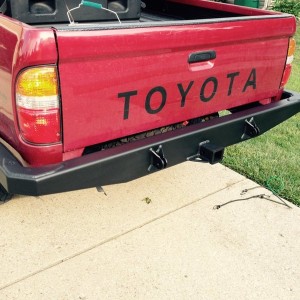 Fresh paint for the bumper