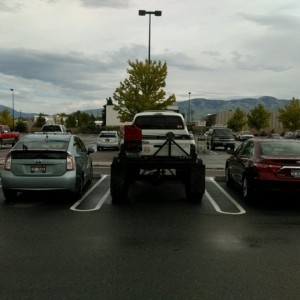 Parked with other Toyota's to blend in