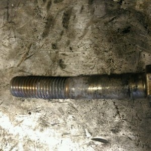 3/4" grade 8 steering bolt.