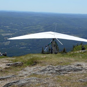 Hang Gliding on the Hill