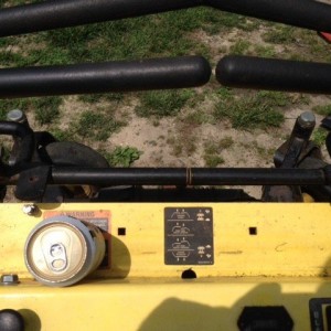 This thing needs a cup holder.