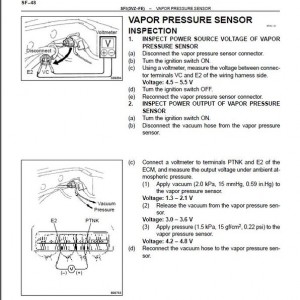 Vapor Pressure Sensor Inspection