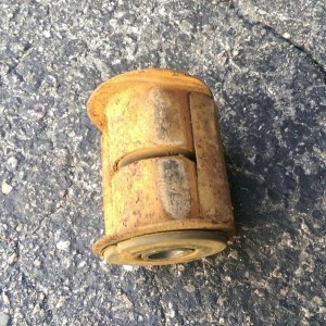 Bushing, with some leaf spring still attached...