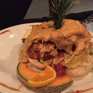 Fried chicken Benedict