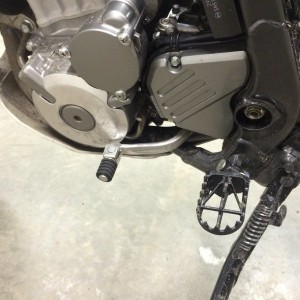 Case savers, foot pegs