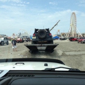 Nice course, sucks it a Jeep event.