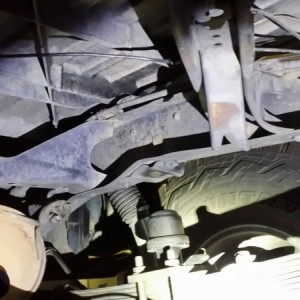Passenger side frame 2