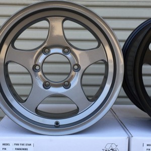 1680 FN Wheels Five Star ET 0mm Anthracite Light Gunmetal