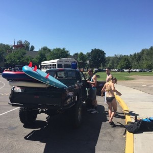 On to the river!